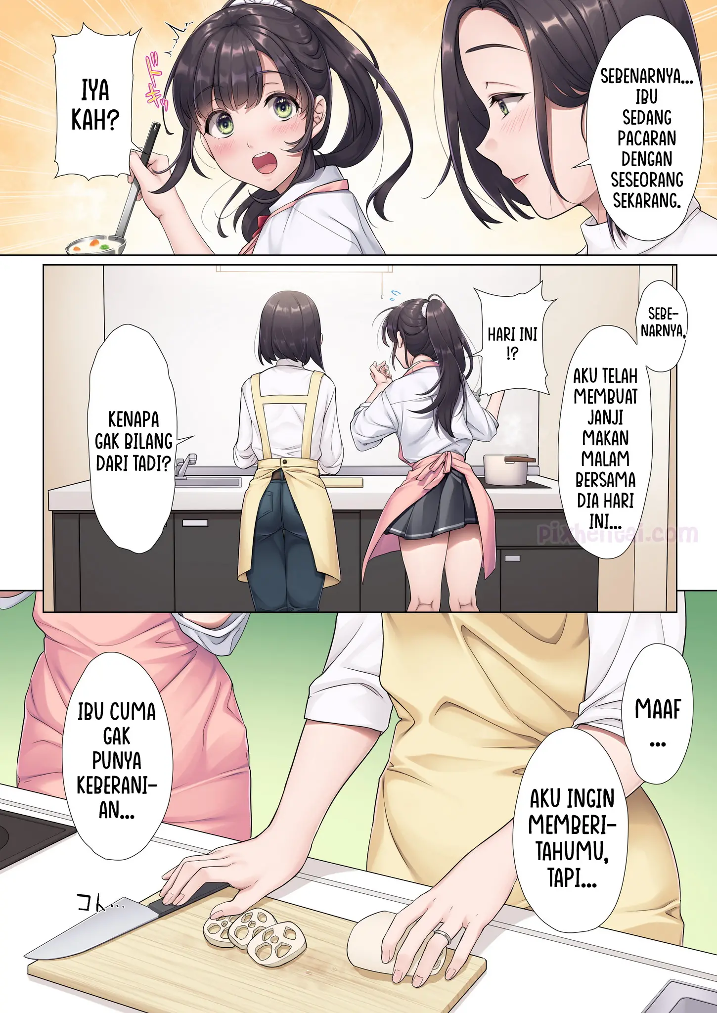Komik hentai xxx manga sex bokep Otou-san Yamete Ayah Tiri baru pilihan Ibu 6